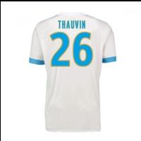 2017-18 Marseille Adidas Home Shirt (Kids) (Thauvin 26)