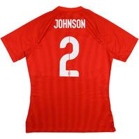 2014-16 England Player Issue Away Shirt Johnson #2 *w/Tags* L