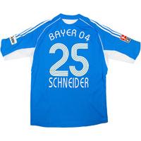 2006-07 Bayer Leverkusen Match Issue Third Shirt Schneider #25