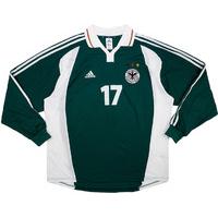 2000 Germany Match Worn Away L/S Shirt #17 (Wosz) v Holland