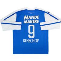 2009 10 rkc waalwijk match issue away ls shirt benschop 9 v psv