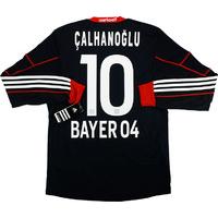 2013-15 Bayer Leverkusen Player Issue Home L/S Shirt Çalhano?lu #10 *w/Tags* L