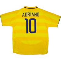 2003-04 Inter Milan Away Shirt Adriano #10 *Mint* XL