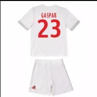 2017-18 Olympique Lyon Adidas Home Mini Kit (Gaspar 23)