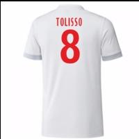 2017-18 Olympique Lyon Adidas Home Shirt (Kids) (Tolisso 8)