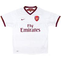 2007-08 Arsenal Away Shirt (Excellent) L.Boys