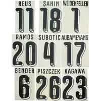 2015 16 borussia dortmund home name set