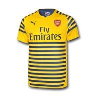 2014-2015 Arsenal Puma Pre-Match Top (Yellow-Blue)