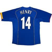 2004 06 arsenal away shirt henry 14 excellent s