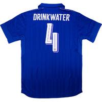 2016-17 Leicester Home Shirt Drinkwater #4 *w/Tags*