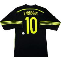 2013-15 Spain Adizero Player Issue Away L/S Shirt Fàbregas #10 *w/Tags* L