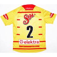 2009-10 Monarcas Morelia Match Issue Home Shirt #2 (Pérez)