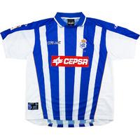 2002 03 recreativo huelva home shirt excellent xxl