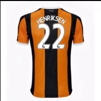 2016 17 hull city home shirt henriksen 22