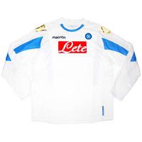 2011-12 Napoli Player Issue Champions League White GK Shirt *As New*