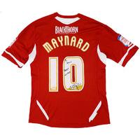2011-12 Bristol City Match Worn \'Signed\' Home Shirt Maynard #10