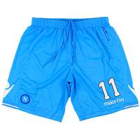 2011-12 Napoli Match Worn Third Shorts #11 (Maggio) XL