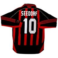 2006 07 ac milan match worn champions league home ls shirt seedorf 10  ...