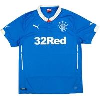 2014-15 Rangers Home Shirt (Excellent) XL