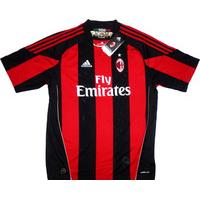 2010 11 ac milan home shirt wtags s