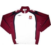 2007 08 west ham woven training jacket very good l