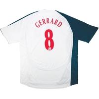 2006-07 Liverpool Third Shirt Gerrard #8 (Excellent) XL