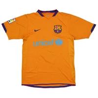 2006 08 barcelona away shirt excellent s