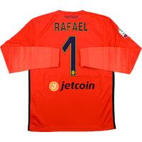 2015-16 Hellas Verona Match Issue GK Third Shirt Rafael #1 *As New* L