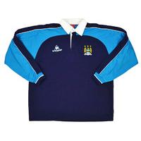 2002-03 Manchester City Le Coq Sportif Rugby Training Top (Excellent) XL