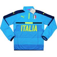 2016 17 italy puma 12 zip training top bnib boys