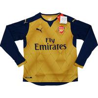 2015-16 Arsenal Away L/S Shirt *BNIB* S.Boys