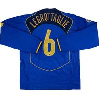 2004-05 Juventus Match Issue Third L/S Shirt Legrottaglie #6