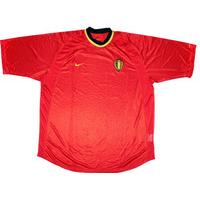 2000 02 belgium home shirt very good xl