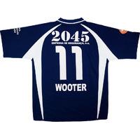 2003-04 SC Braga Match Issue Away Shirt Wooter #11