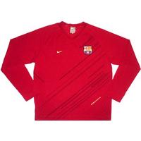 2007 08 barcelona nike training sweat top excellent xl