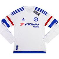 2015 16 chelsea away ls shirt wtags 3xl