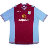 2013 14 aston villa home shirt very good xl