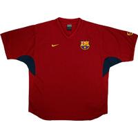 2003 04 barcelona nike training shirt very good xl