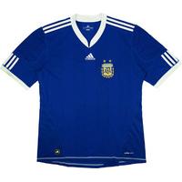 2010 11 argentina away shirt excellent l