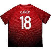 2016 17 turkey home shirt caner 18 wtags xxl