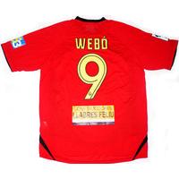 2007-08 Mallorca Match Worn Home Shirt Webó #9 (v Deportivo)