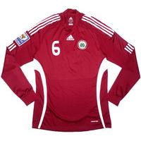 2008 09 latvia match issue home ls shirt 6 ivanovs