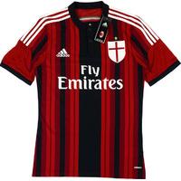 2014-15 AC Milan Player Issue Adizero Home Shirt *w/Tags* M
