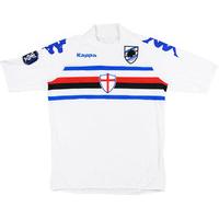 2007 08 sampdoria match issue uefa cup awaygk shirt fiorillo 90