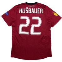 2012 13 sparta prague match worn europa league home shirt hubauer 22 v ...