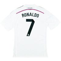 2014-15 Real Madrid Home Shirt Ronaldo #7 (+ FIFA WC) *w/Tags* XL