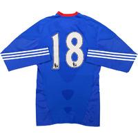 2010-11 Chelsea Match Issue Home L/S Shirt #18