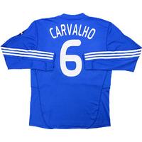 2009 10 chelsea match worn cl home ls shirt carvalho 6