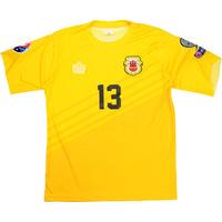 2015 Gibraltar Match Worn European Championship Qualification GK Shirt Robba #13 (v Scotland)