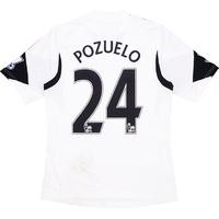 2013-14 Swansea Match Worn Home Shirt Pozuelo #24